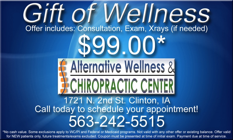 Chiropractic Clinton IA Office Gift